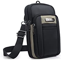SPAHER Pequeño Riñonera Hombre Bandolera Hombre Cintura Militar Ejército Molle EDC Táctico Mobile Deportiva riñoneras de…
